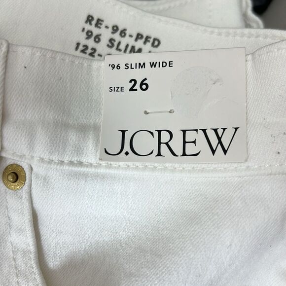 J. Crew CH680 White J.Crew: Slim-wide Jean For Women NWT - Picture 10 of 15